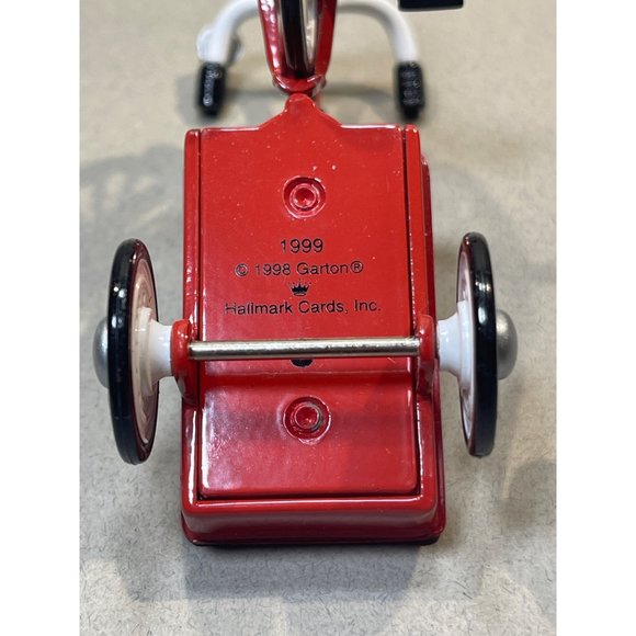 Hallmark Keepsake 1950 Garton Delivery Cycle Sidewalk Cruisers Ornament - Picture 8 of 9